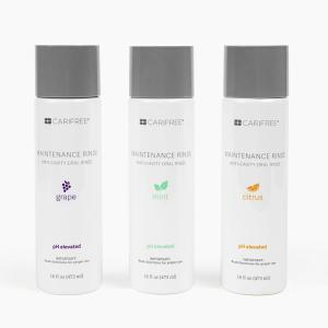 CariFree Maintenance Rinse, Citrus Flavored, Anti-Cavity Fluoride Mouthwash, Dentist Recommended, Prevents Oral Decay, Freshens Breath, Alcohol-Free, Neutralizes pH (Previously CTx3)(Mint  Grape  Citrus)