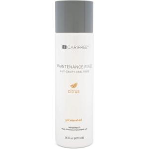 CariFree Maintenance Rinse, Citrus Flavored, Anti-Cavity Fluoride Mouthwash, Dentist Recommended, Prevents Oral Decay, Freshens Breath, Alcohol-Free, Neutralizes pH (Previously CTx3)(Citrus)