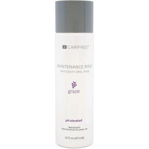 CariFree Maintenance Rinse, Citrus Flavored, Anti-Cavity Fluoride Mouthwash, Dentist Recommended, Prevents Oral Decay, Freshens Breath, Alcohol-Free, Neutralizes pH (Previously CTx3)(Grape)