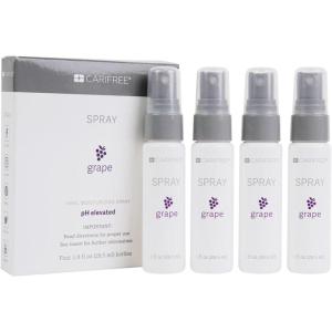 CariFree Oral Spray, Grape Flavored, Xylitol for Moisturization, Neutralizes pH, Fluoride-Free, Freshen Breath, Recommended by Dentists, Dentist Developed, 4 Bottles (1 fl. oz. Each)(Grape)